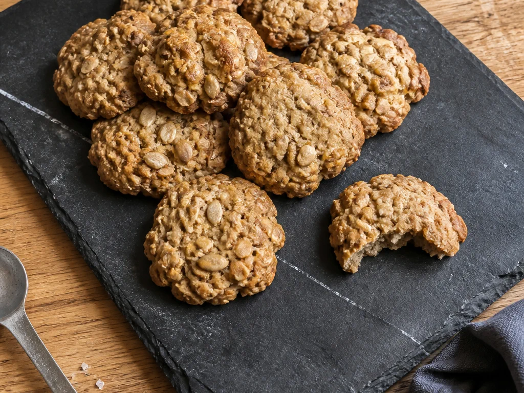 Овсяное печенье с семечками — готовое блюдо