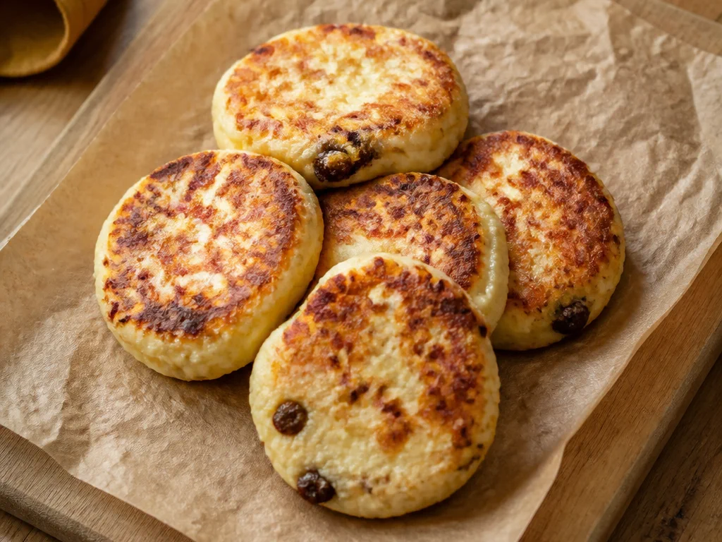 Сырники с изюмом — готовое блюдо