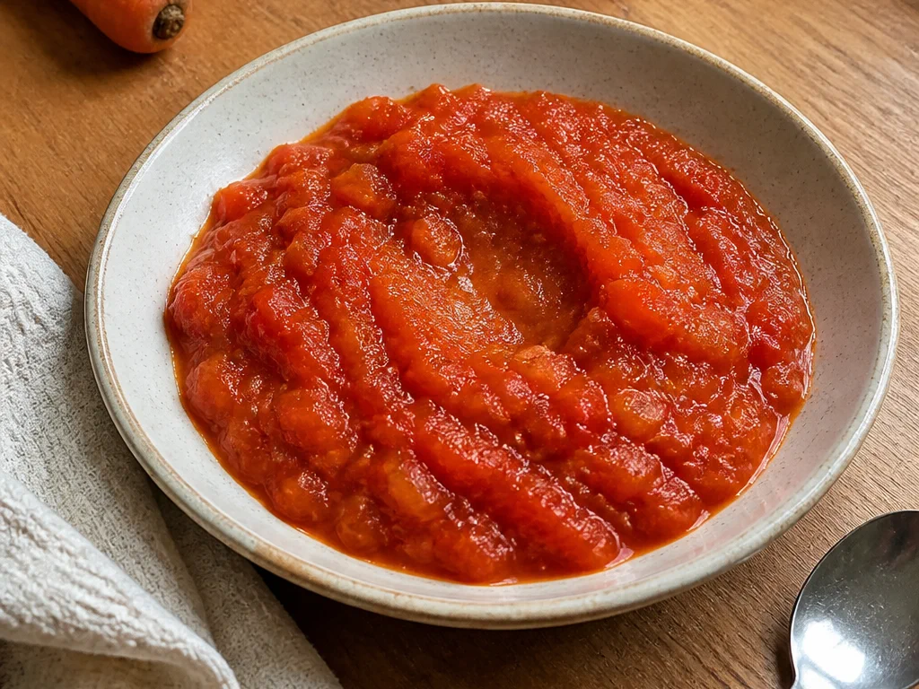 Томатный соус с морковью и луком — готовое блюдо