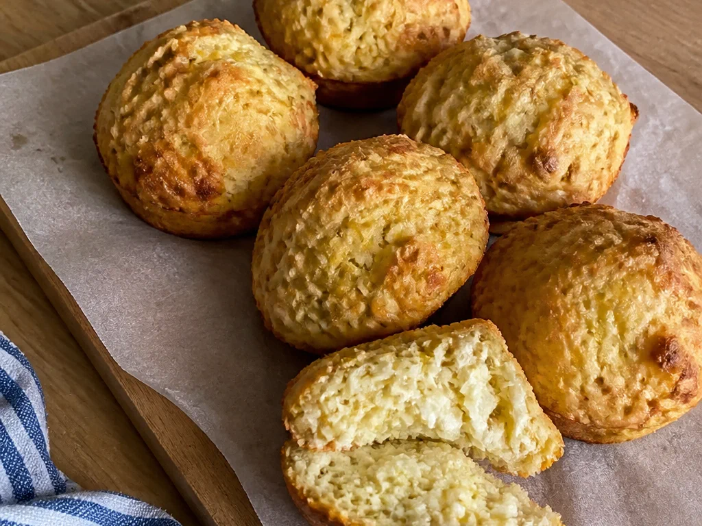 Несладкие маффины с капустой и яйцом — готовое блюдо