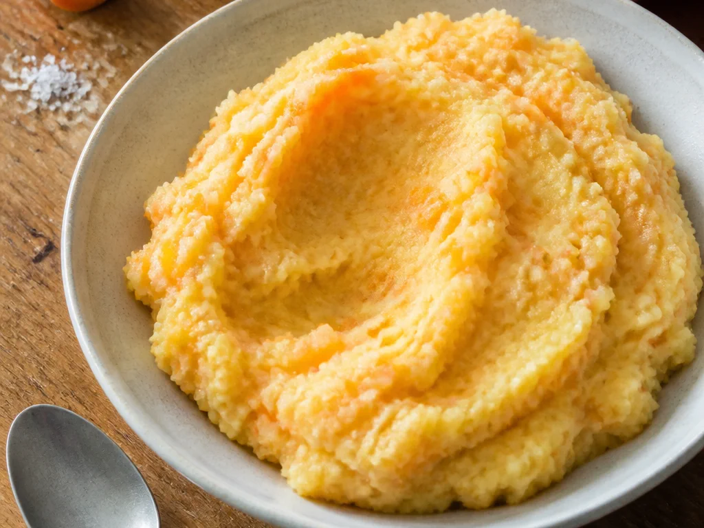 Картофельно-морковное пюре — готовое блюдо